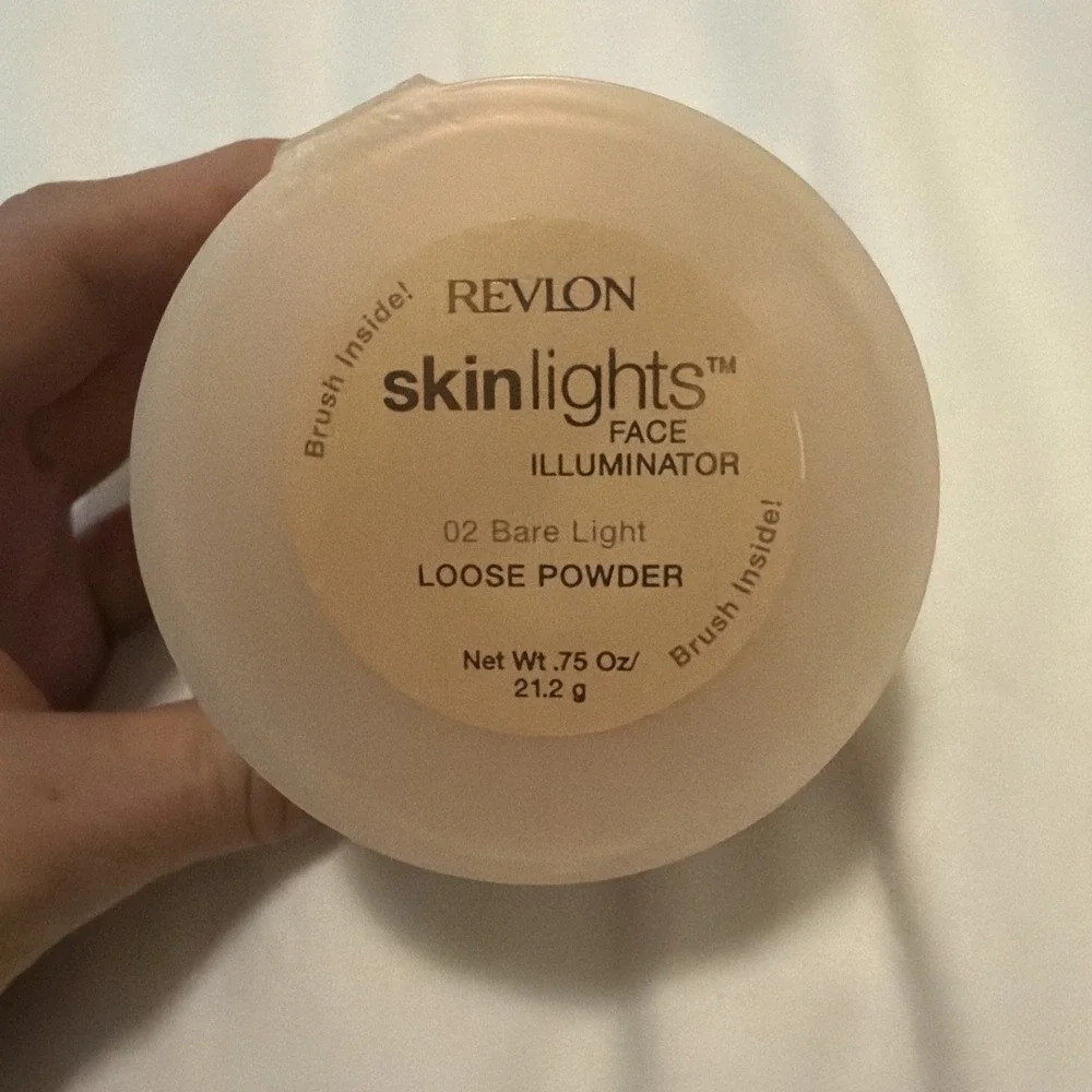 New REVLON Skinlights Face Illuminator Loose Powder 02 Bare Light **RARE